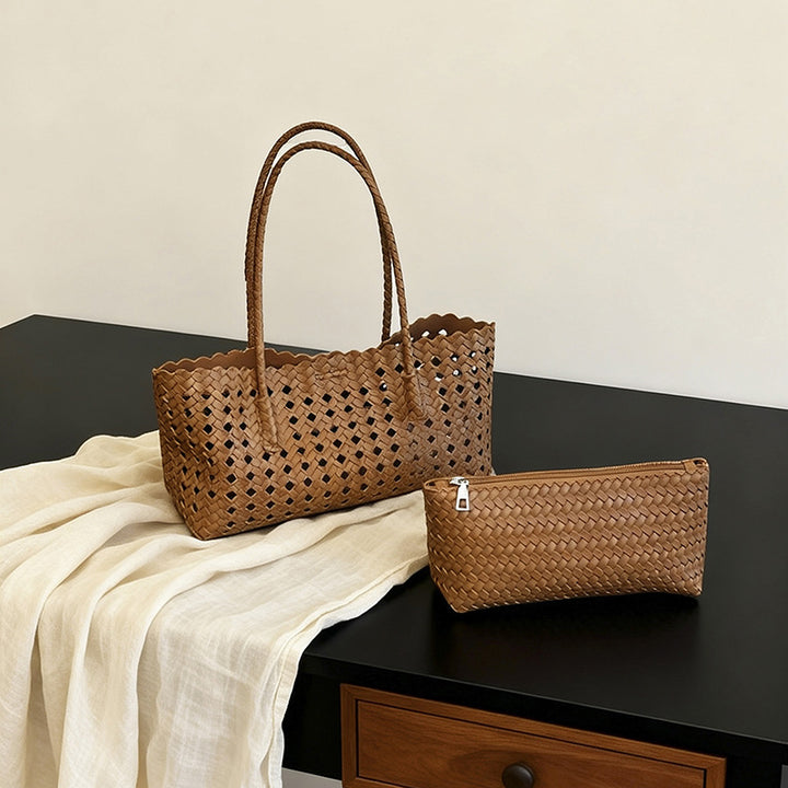 WoHandwoven Straw Market Tote Bag Kalsten