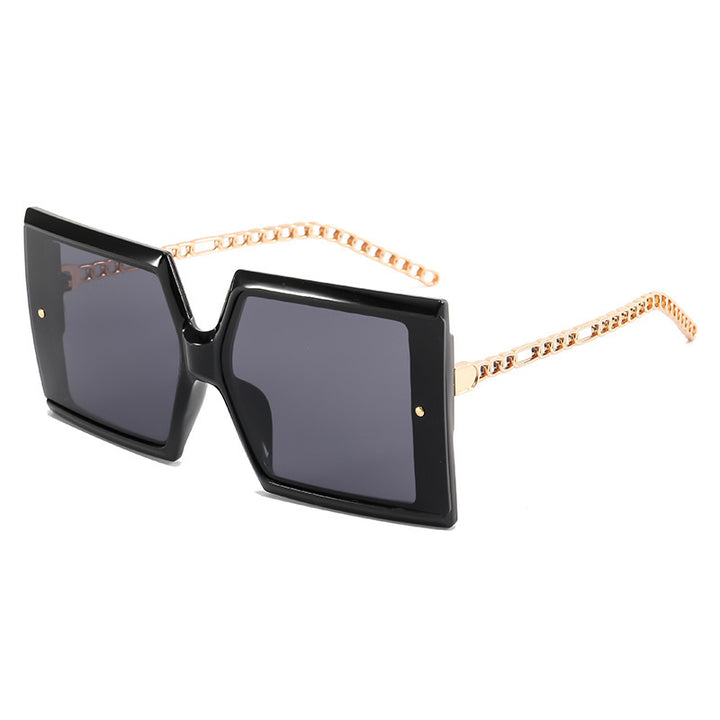 Women's elegant oversized sunglasses with square frame Kalsten