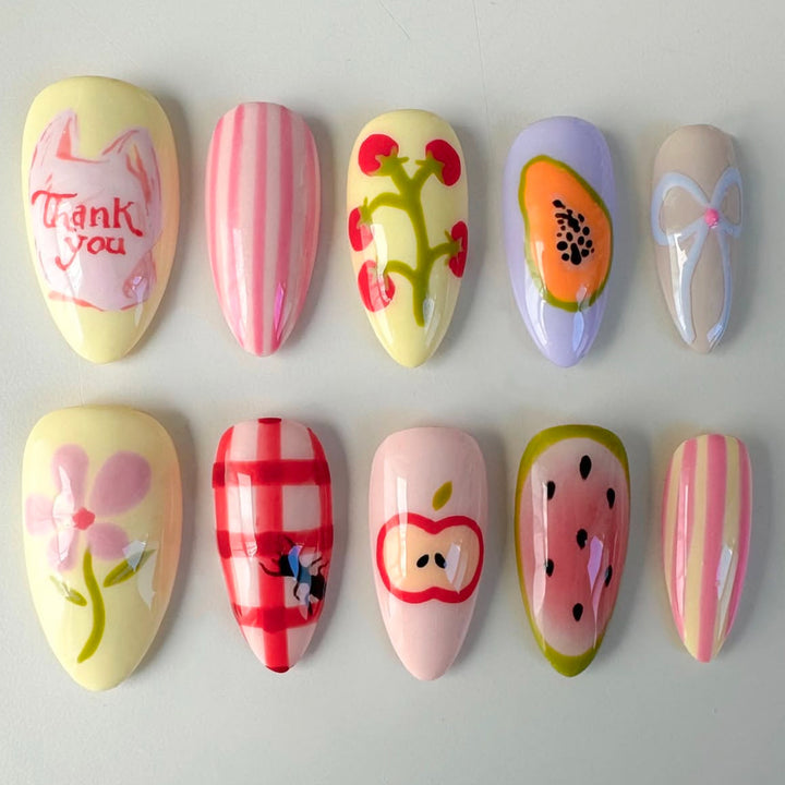 Thematic Artisan Press-On Nail Set Kalsten