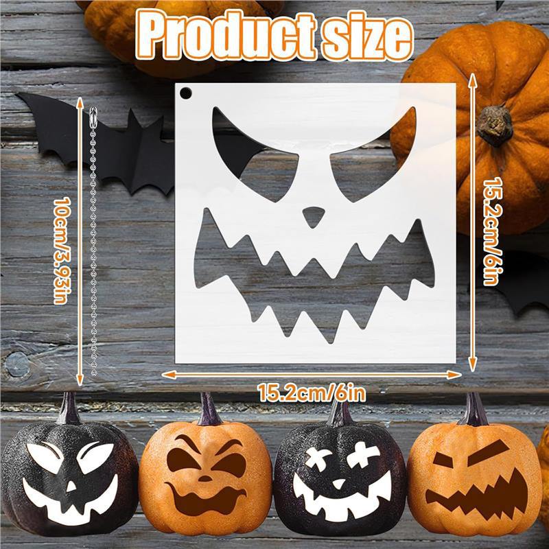 Versatile Halloween Pumpkin Stencil Set
