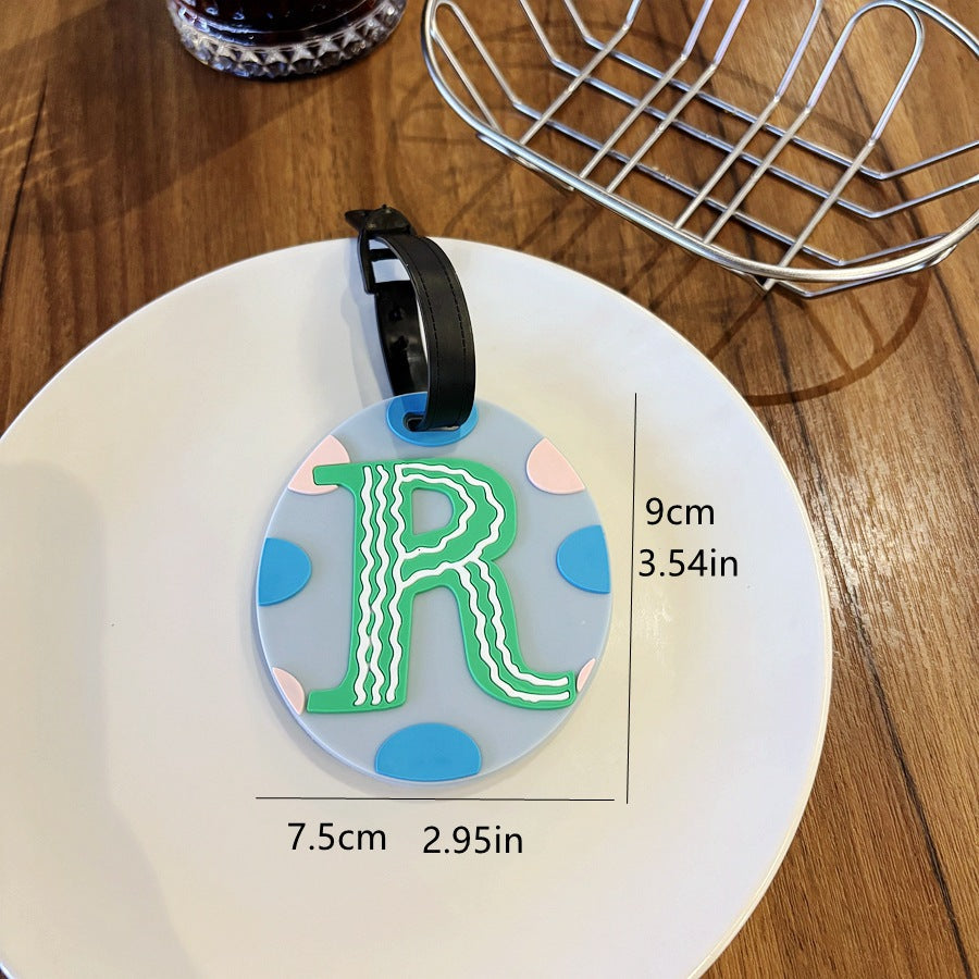Personalized Striped Luggage Tag Kalsten