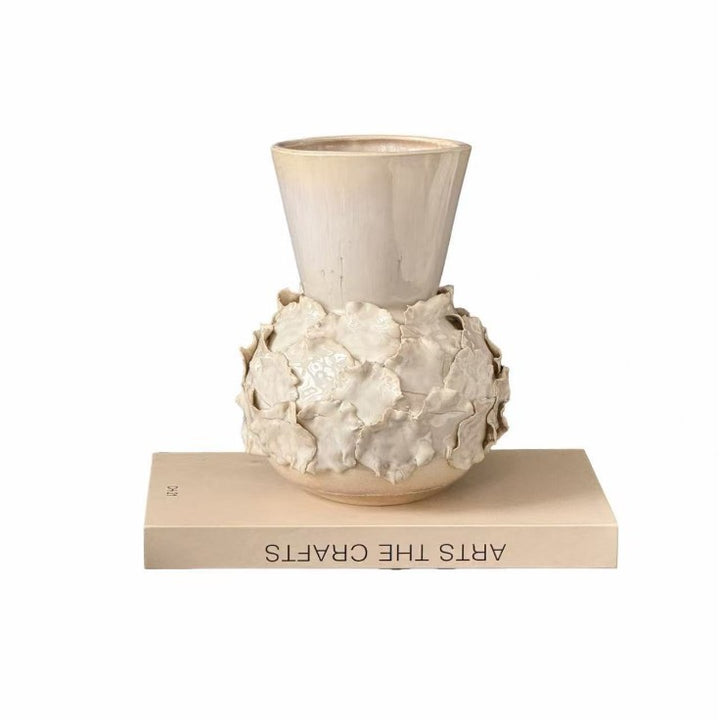 Decorative Flowered Sensitive Ceramic Vase