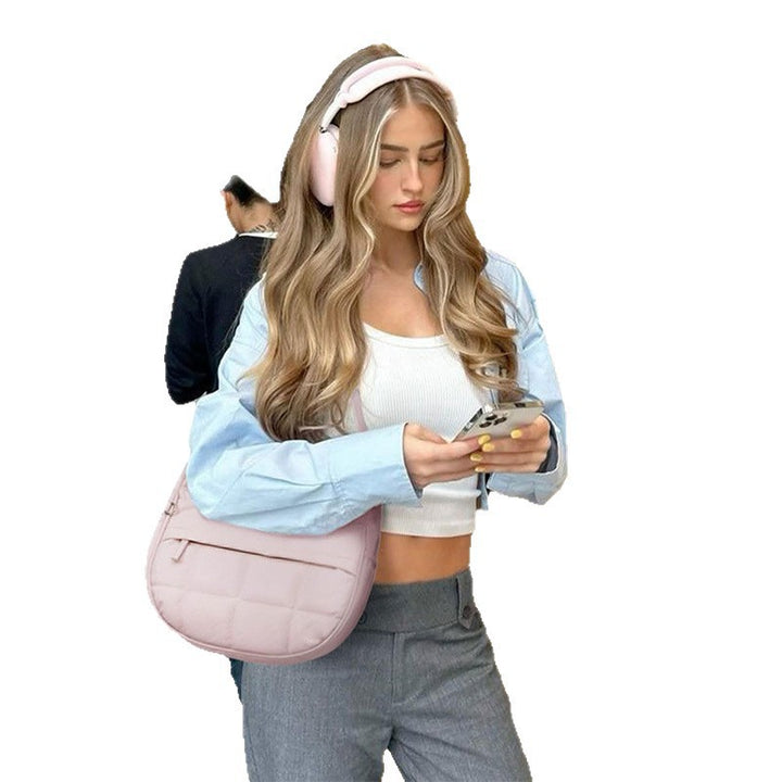 Fashionable shoulder bag with quilted surface Kalsten