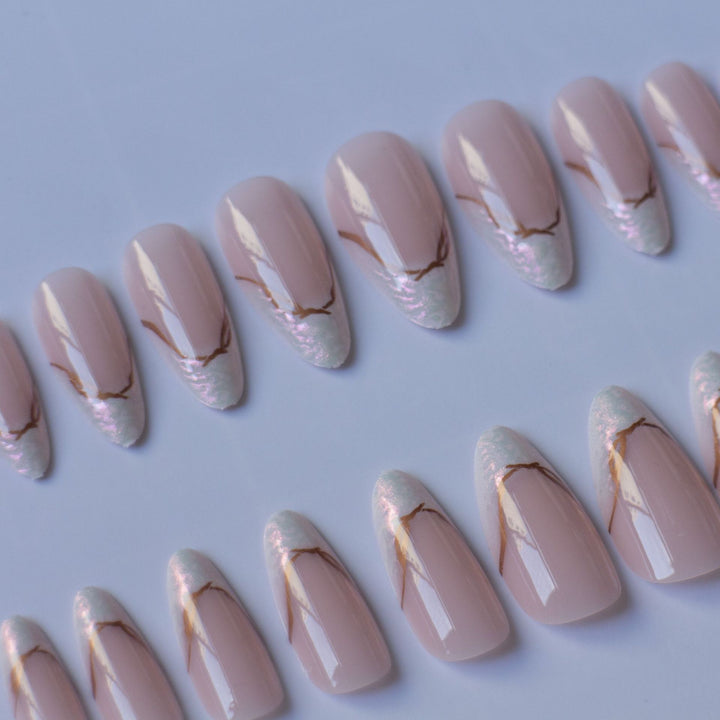 Stylish Long Stiletto Press-On Nails Kalsten