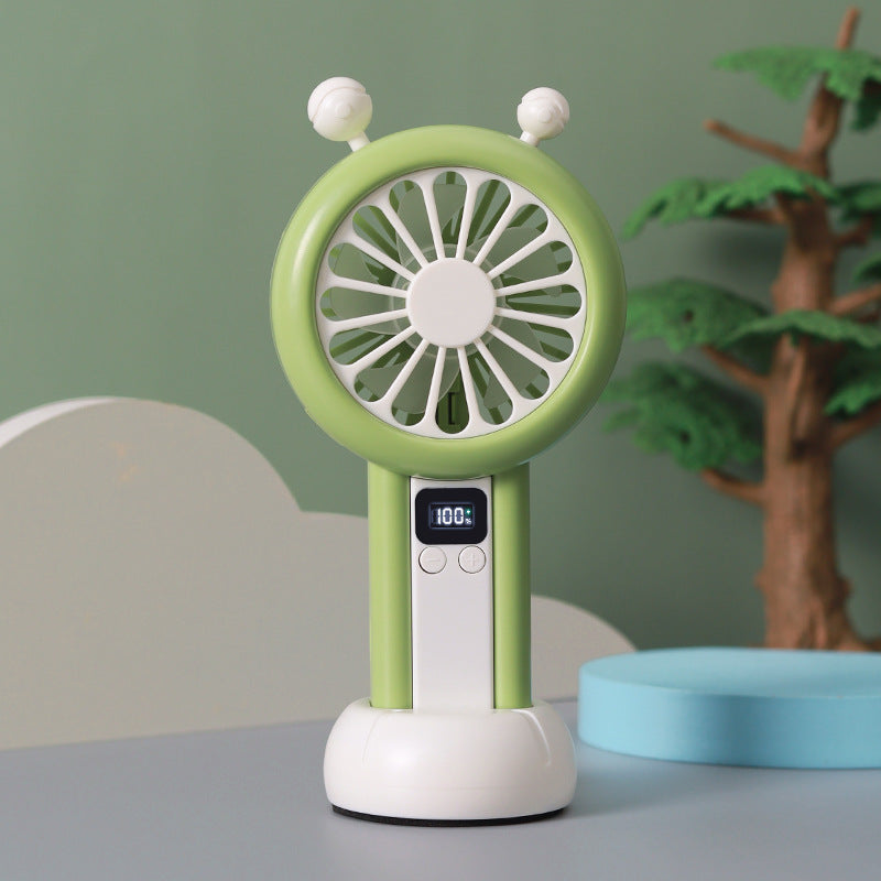 Ladies portable mini fan with LCD display from Kalsten
