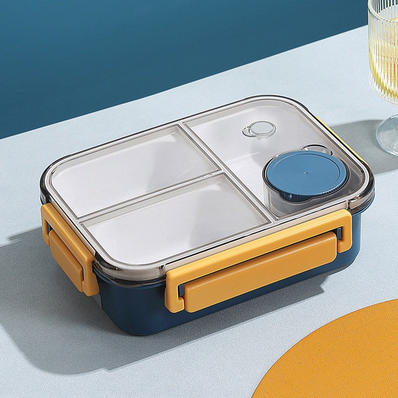Stainless Steel Bento Box with Leak-Proof Lid
