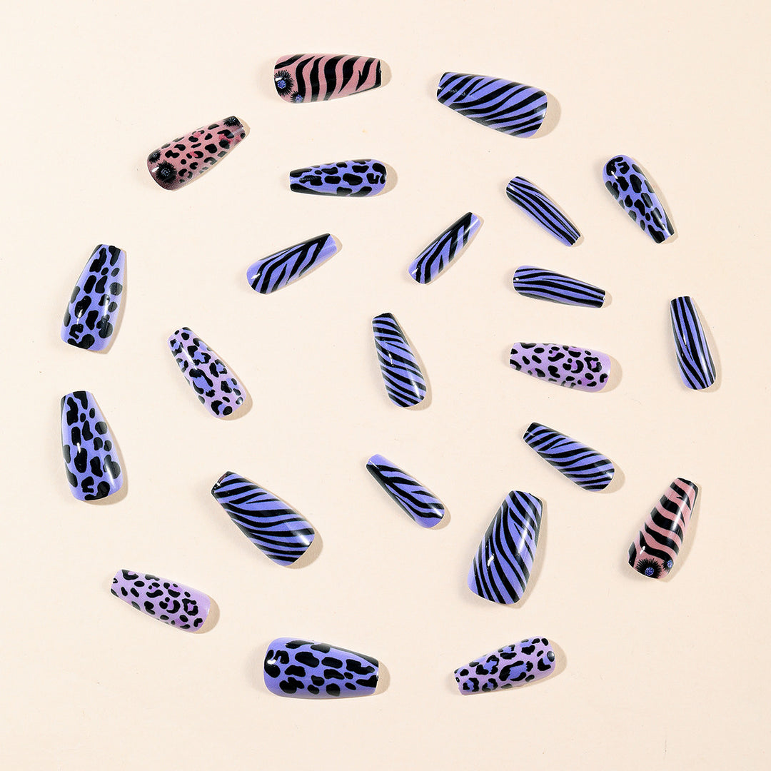 Trendy Animal Print Nail Art Set Kalsten
