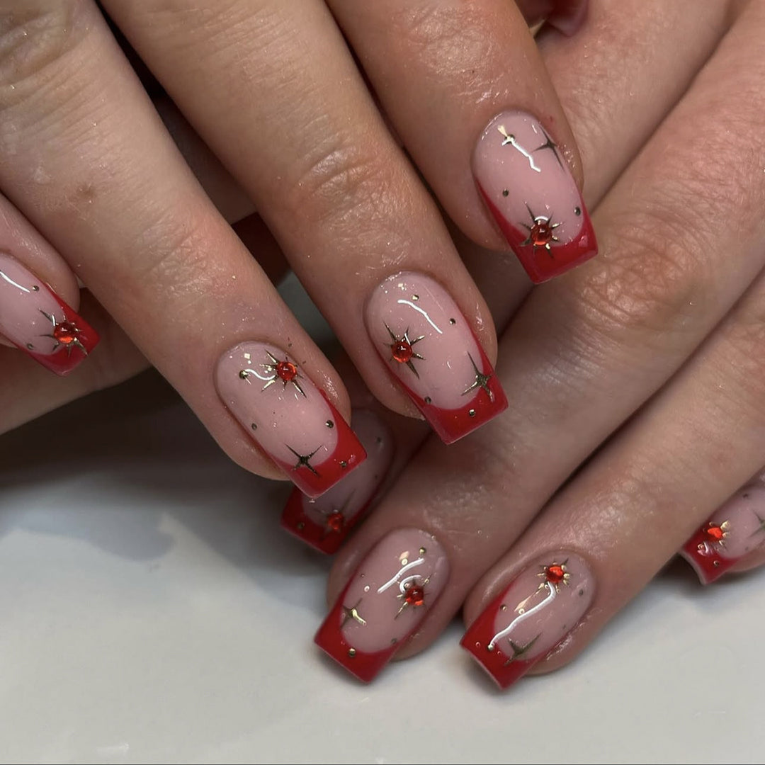 Nail set with glamorous accents Kalsten