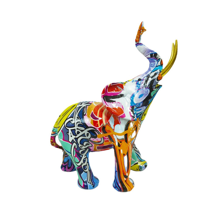 Artistically designed elephant figure Kalsten