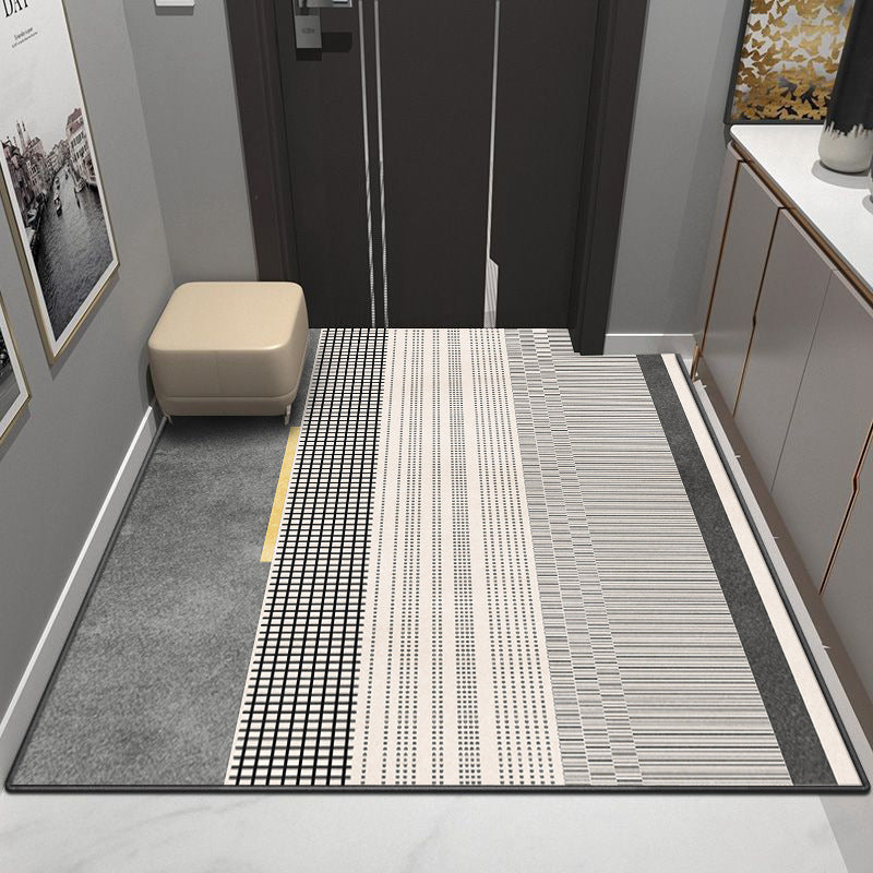 Decorative Half-Circle Entrance Mat