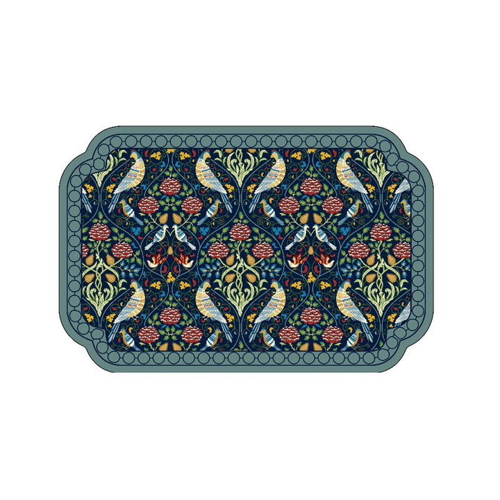Artistic Floral Bathroom Mat
