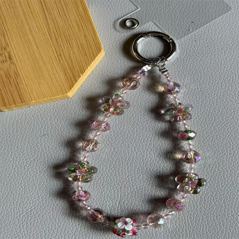 Elegant Floral Beaded Charm Bracelet Kalsten
