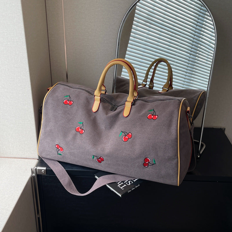 Fashionable Embroidered Weekend Travel Duffel Bag Kalsten