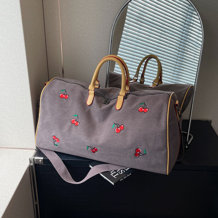 Fashionable Embroidered Weekend Travel Duffel Bag Kalsten