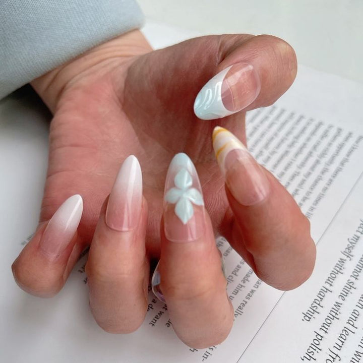 Premium Press-On Nail Set with Decorative Accents Kalsten