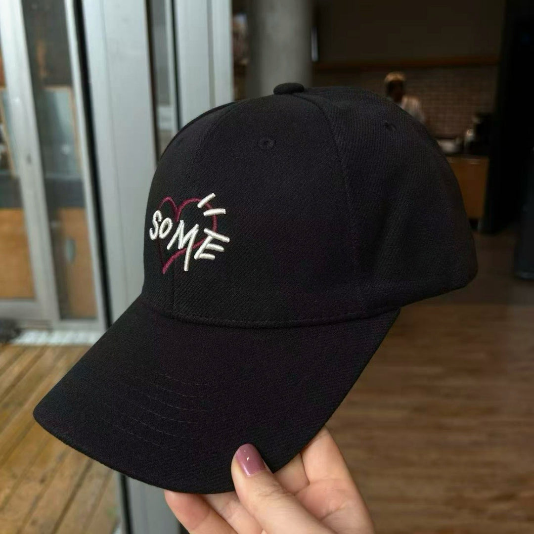 Embroidered Heart Baseball Cap