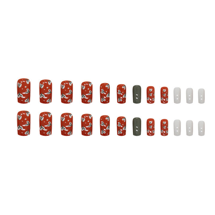 Artistic Heart Design Press-On Nail Tips Kalsten