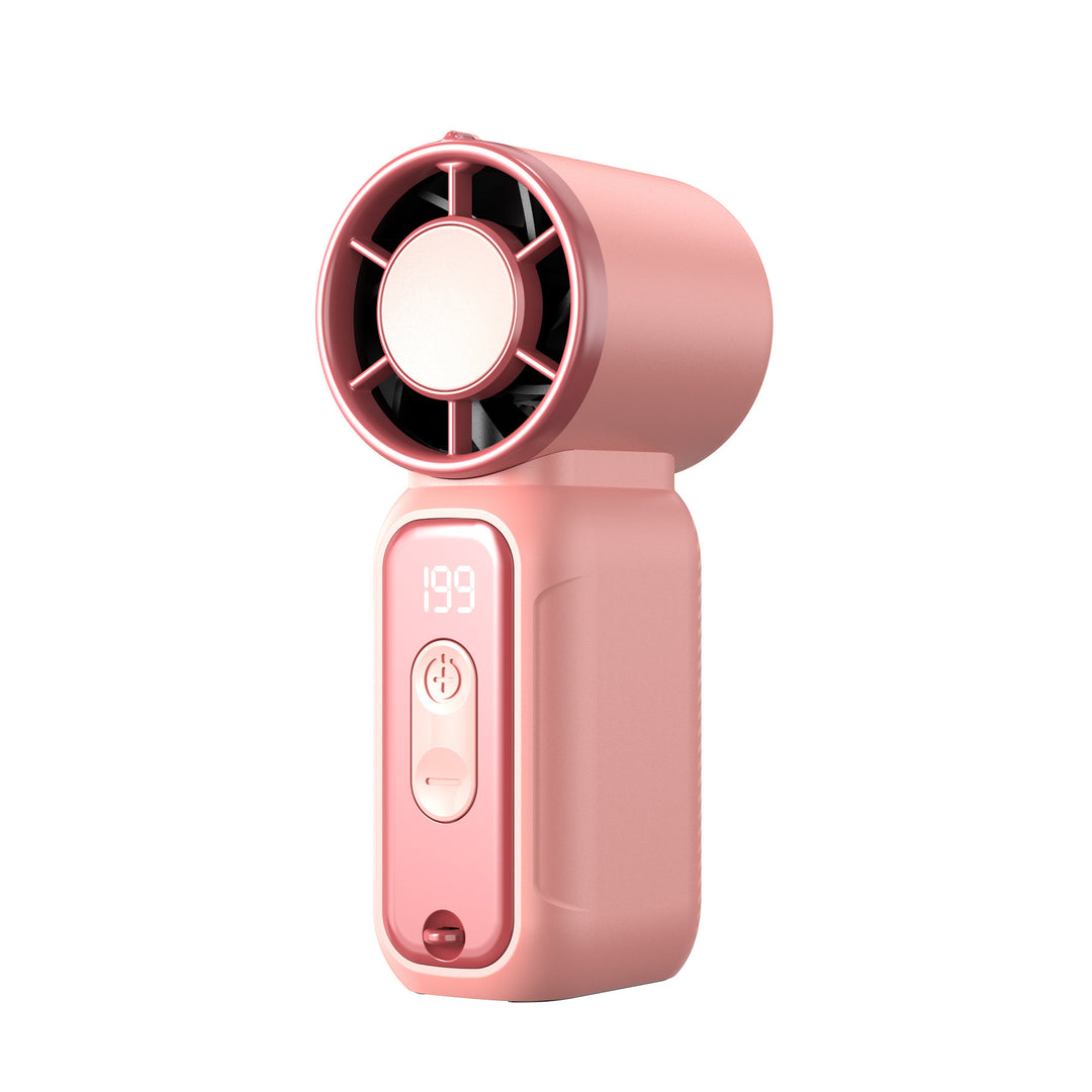 Women's Portable High-Performance Blower Fan with Digital Temperature Display Kalsten