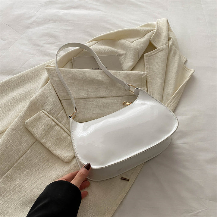 Chic Patent Leather Shoulder Bag Kalsten