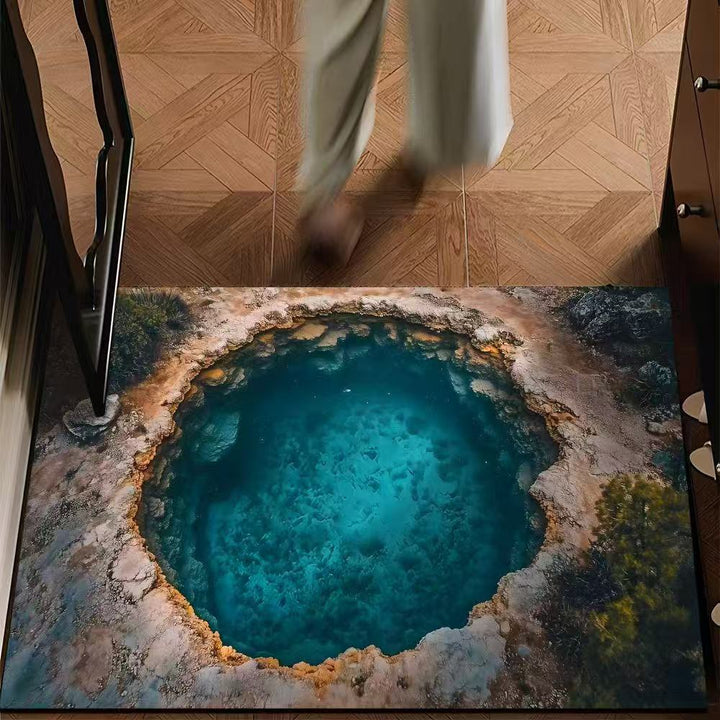 Artistic 3D Optical Illusion Area Rug