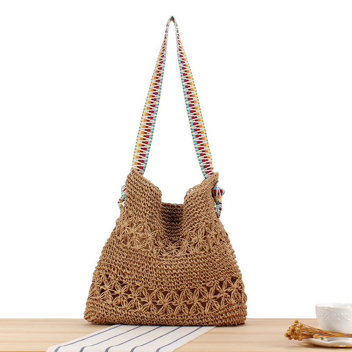 Handbag with Striped Shoulder Strap Kalsten