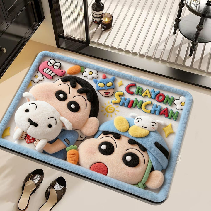 Cartoon-Themed Plush Area Mat Kalsten