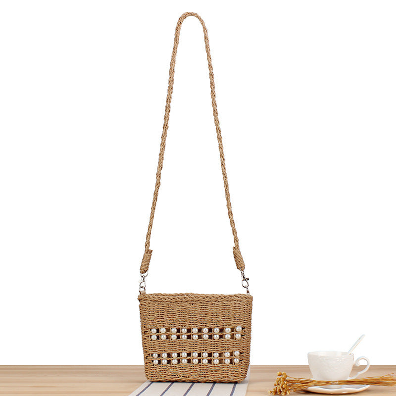 Shoulder bag with bead embellishment Kalsten