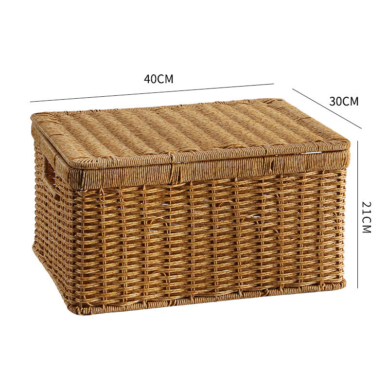 Natural Woven Storage Chest Kalsten