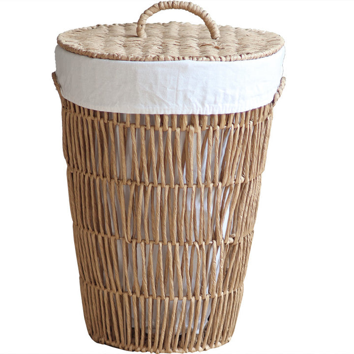 Stylish laundry basket with lid Kalsten