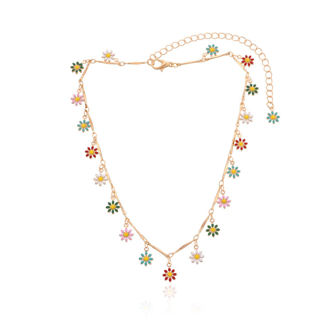 Floral Charm Necklace Kalsten