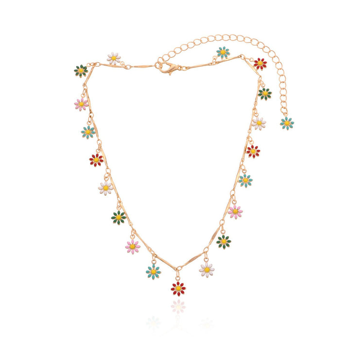 Floral Charm Necklace Kalsten