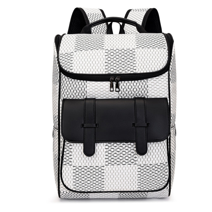 Modern Textured Laptop Backpack