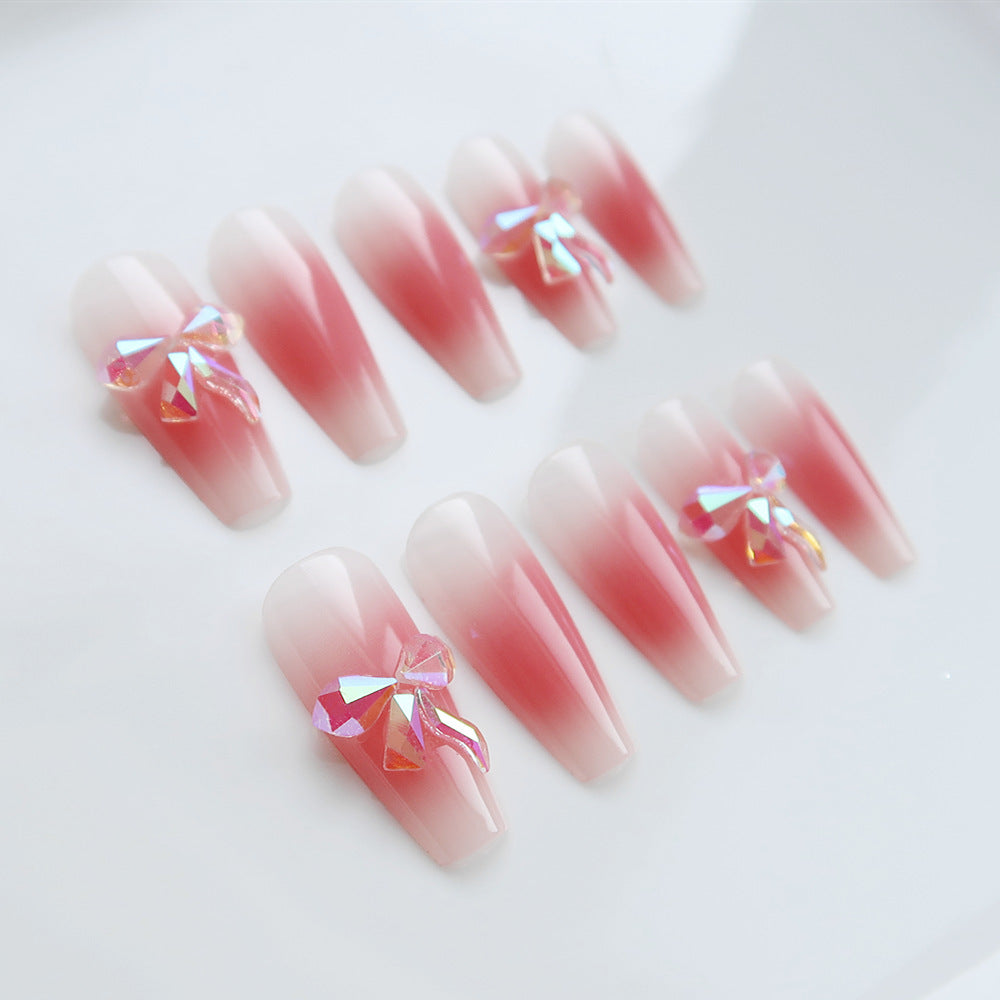 Elegant Ombre Press-On Nail Design