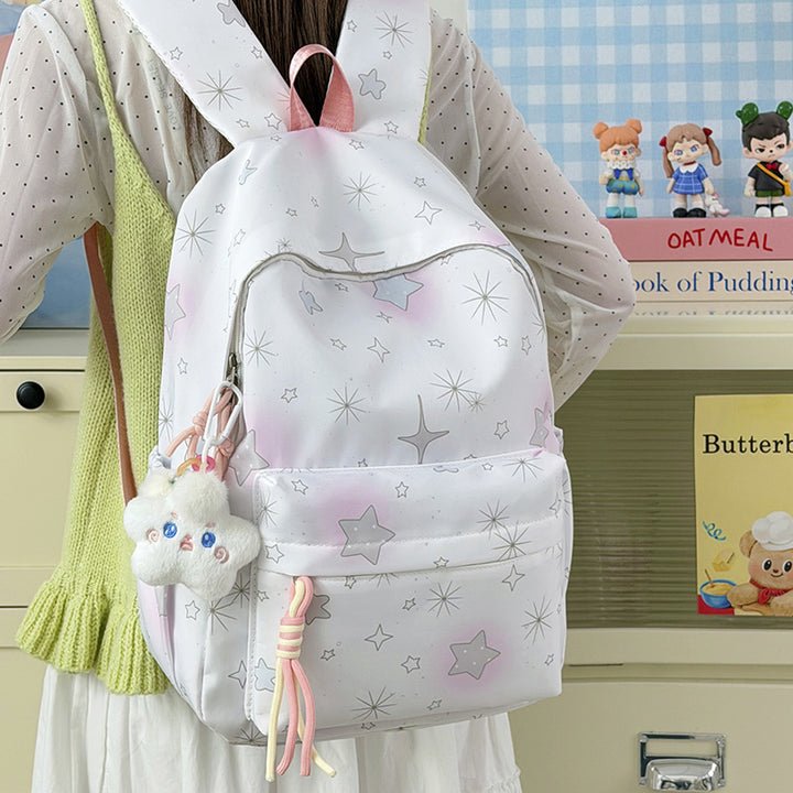 Starry Print Backpack Kalsten