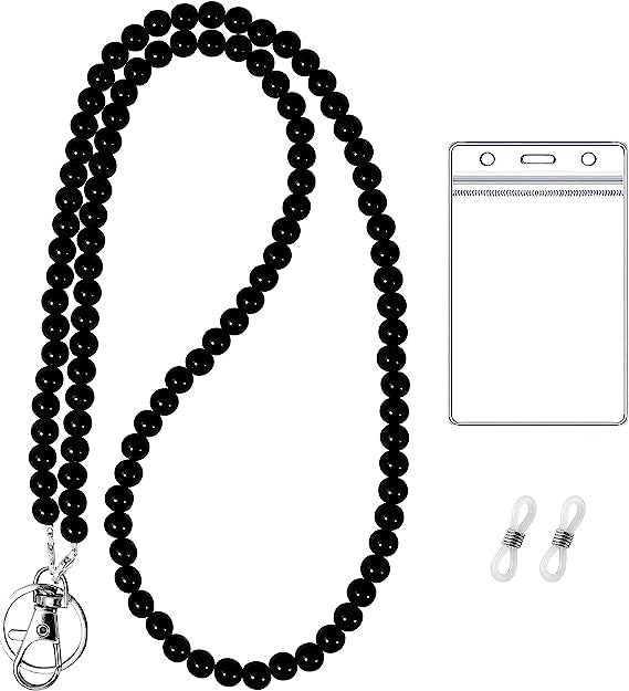 Beaded Lanyard with ID Holder Kalsten