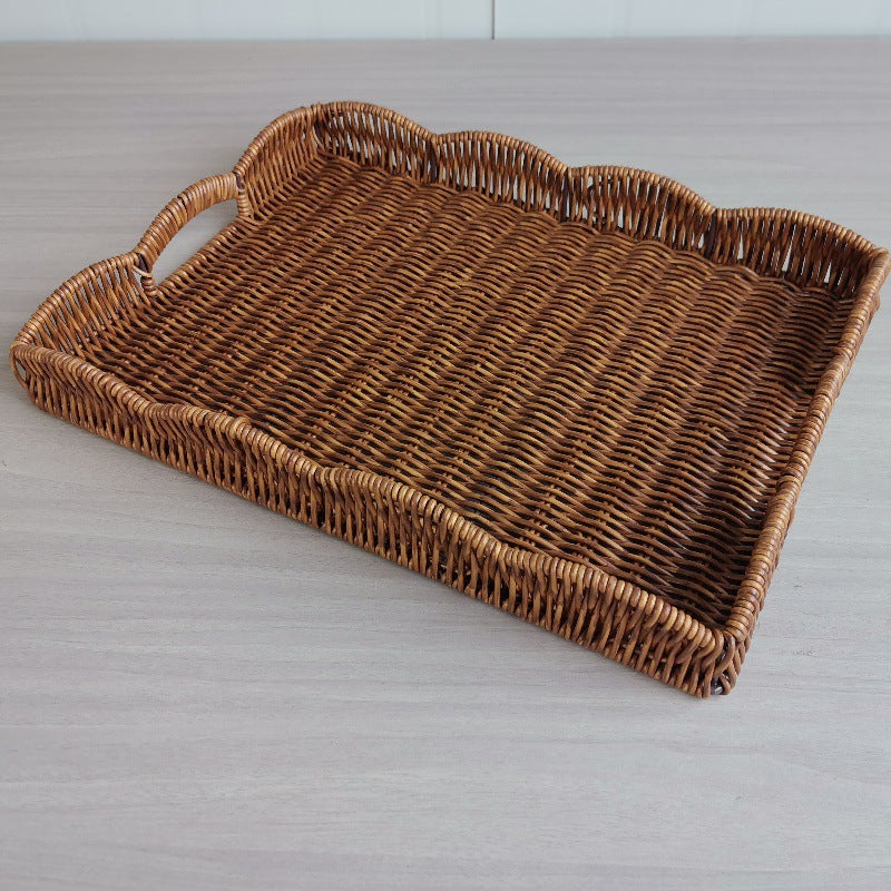 Elegant Woven Serving Tray Kalsten