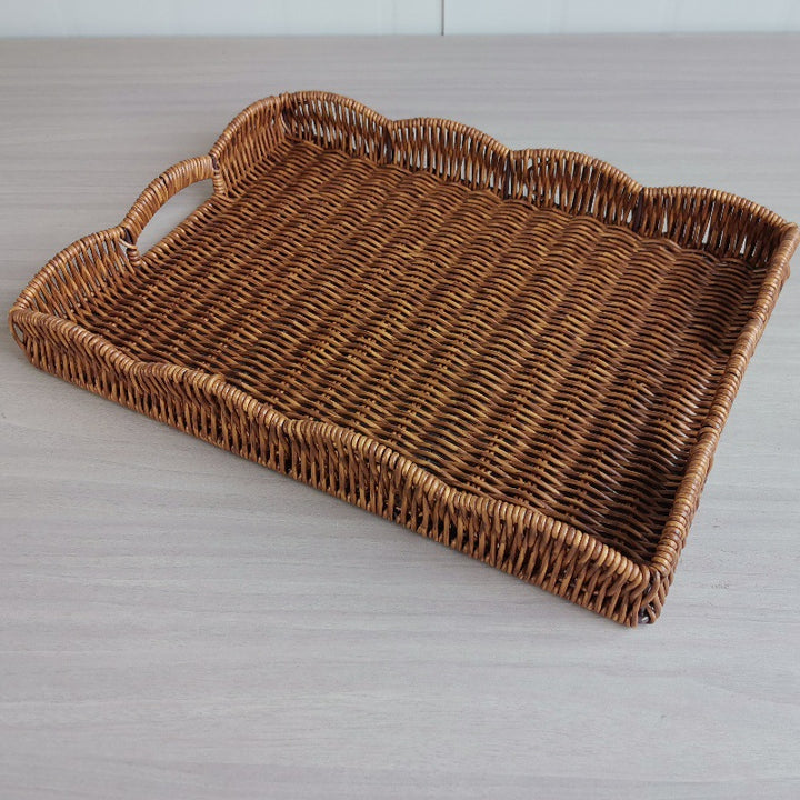 Elegant Woven Serving Tray Kalsten