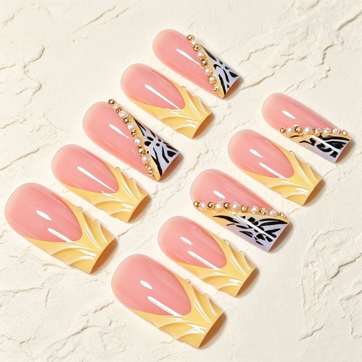 Glamorous Stiletto Press-On Nail Art Set Kalsten