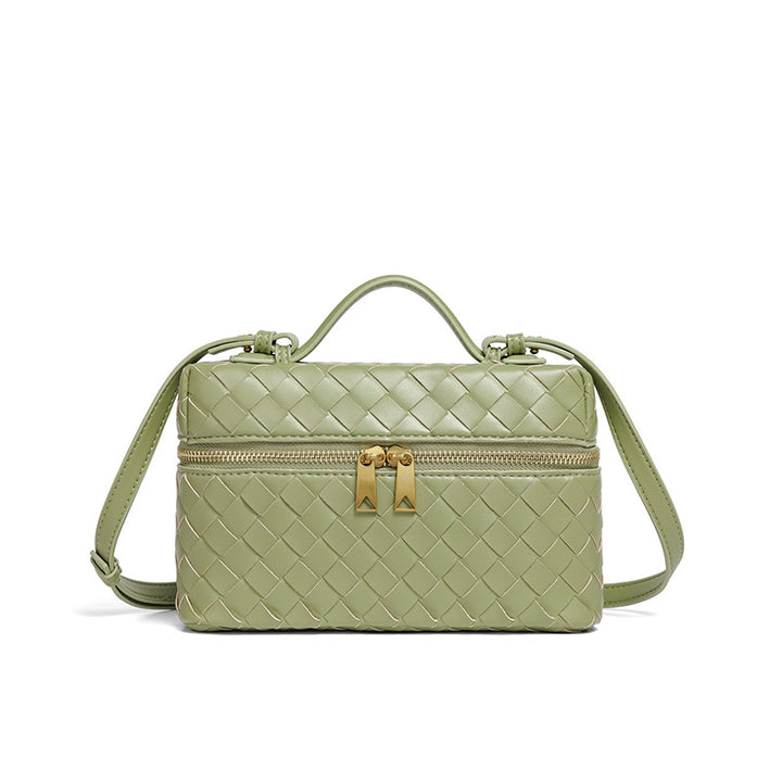Woven Leather Cosmetic Case Kalsten