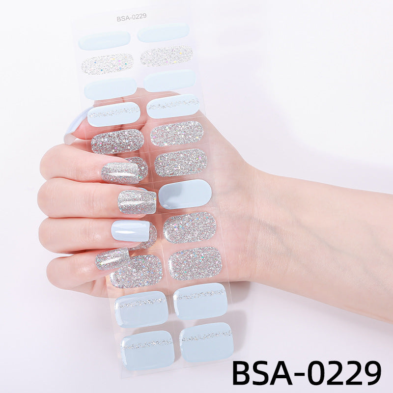 Sparkling Glitter Nail Wraps