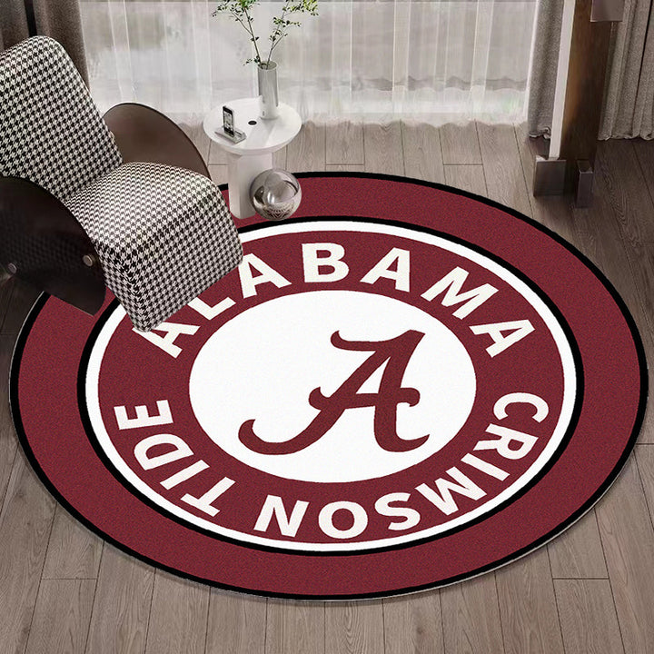 Round Logo Area Rug Kalsten
