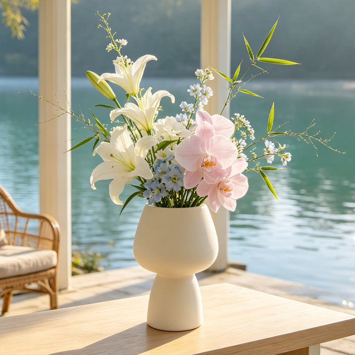 Contemporary Ceramic Planter Kalsten
