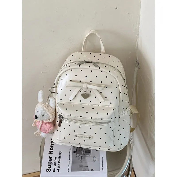 Polka-Dot Decorative Mini Backpack Kalsten