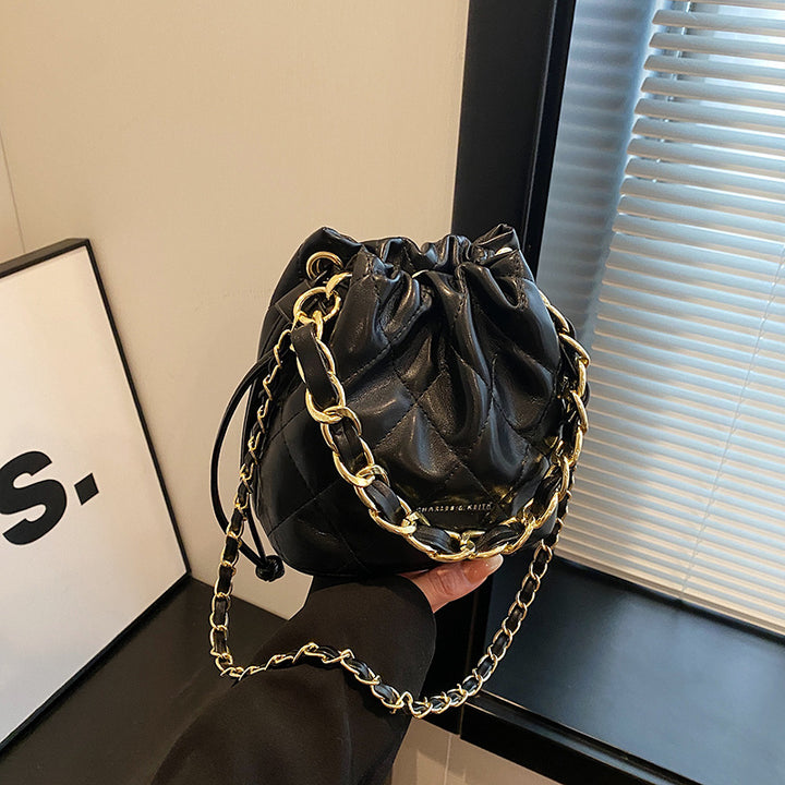 Quilted Mini Bucket Handbag Kalsten
