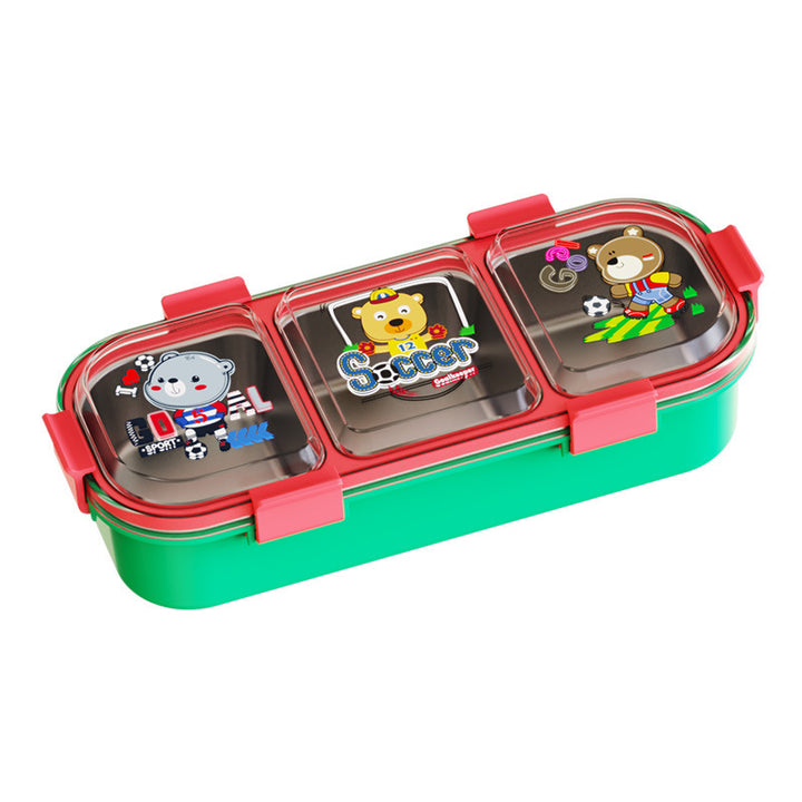 Animal-Themed Multi-Compartment Bento Lunch Box