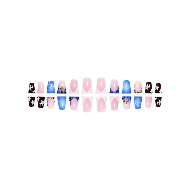 Creative Multi-Design Press-On Nails Kalsten
