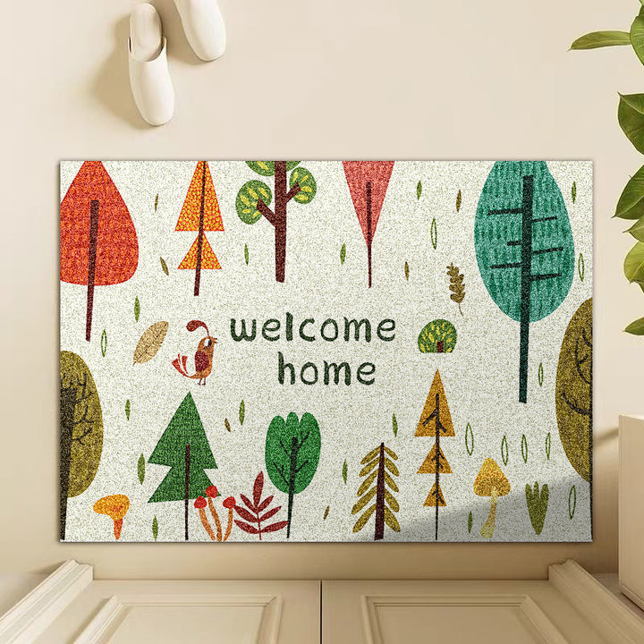 Playful Welcome Mat