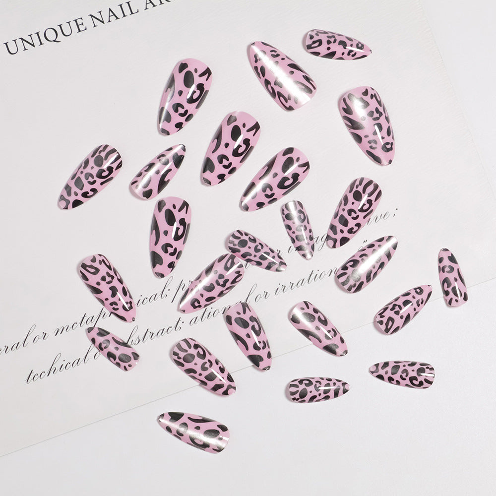 Artistic Leopard Print Press-On Nails Kalsten