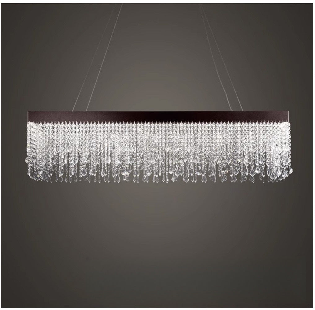 Contemporary Crystal Pendant Chandelier