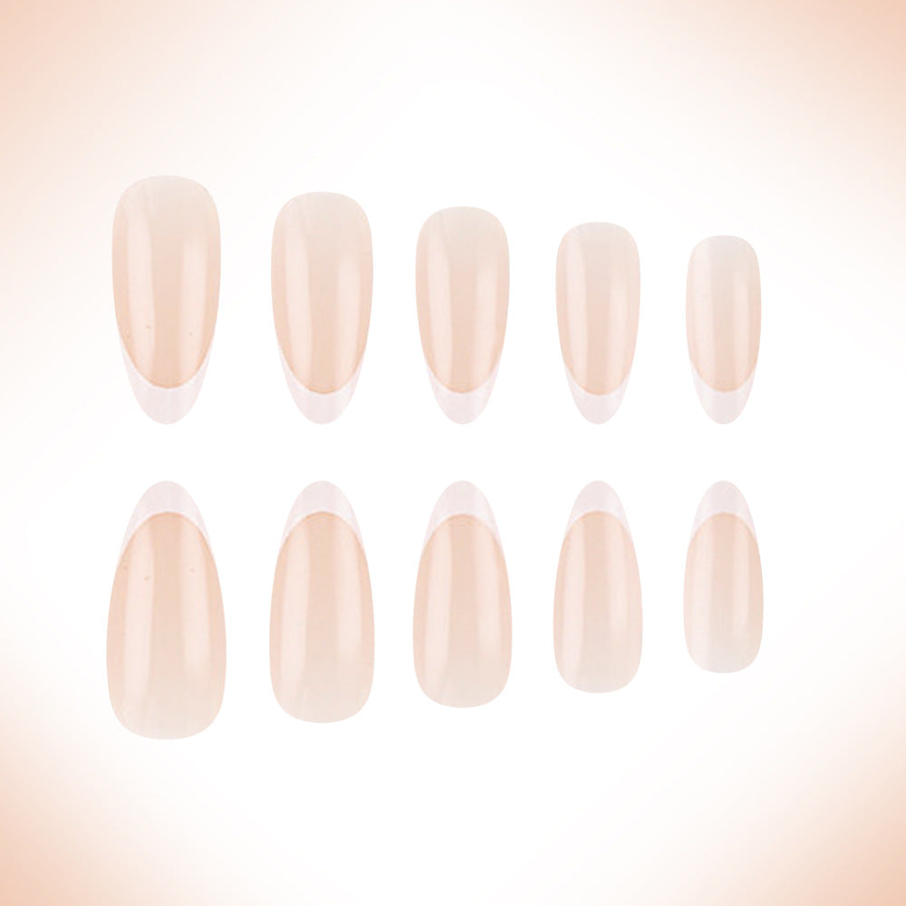 Elegant French Tip Stiletto Press-On Nails Kalsten